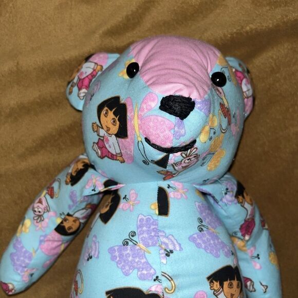 Teddy Bear Dora The Explorer Handmade Cloth doll collector fun kids bear handmad - Picture 2 of 16